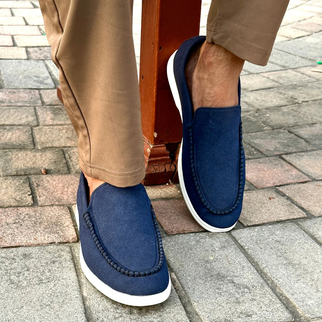 BLUE SUEDE LOAFER