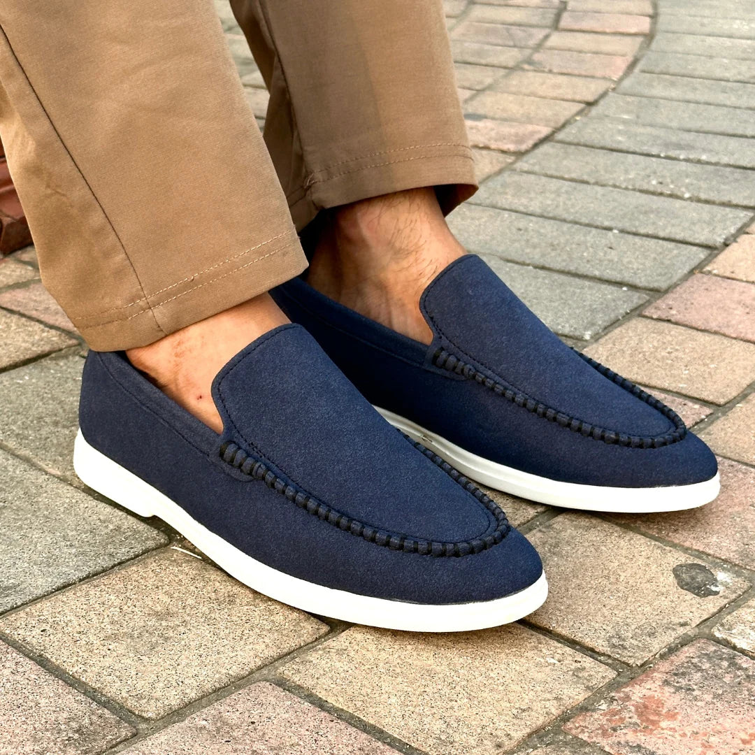 BLUE SUEDE LOAFER