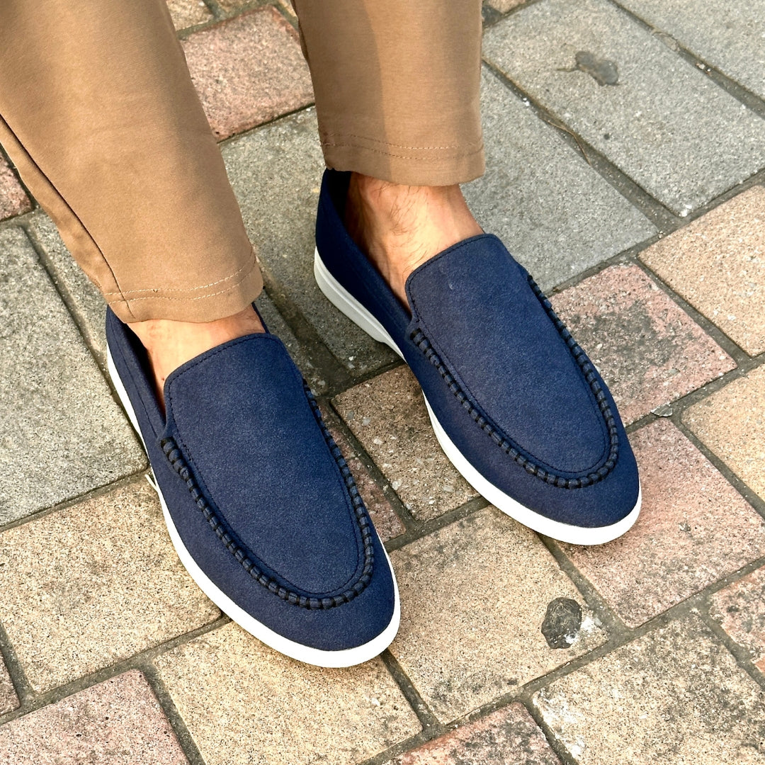 BLUE SUEDE LOAFER