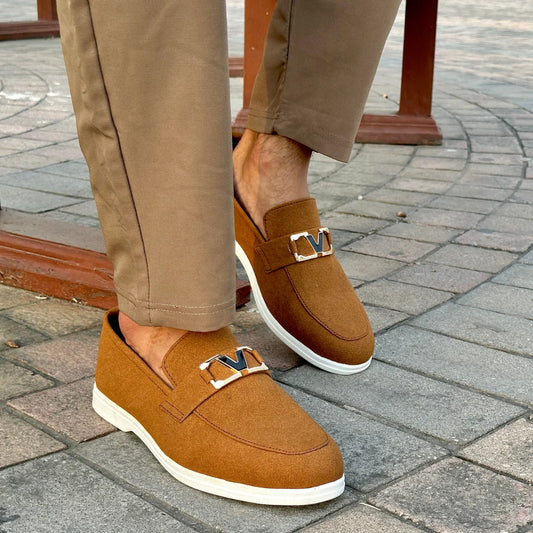 CAMAL BROWN SUEDE LOAFER