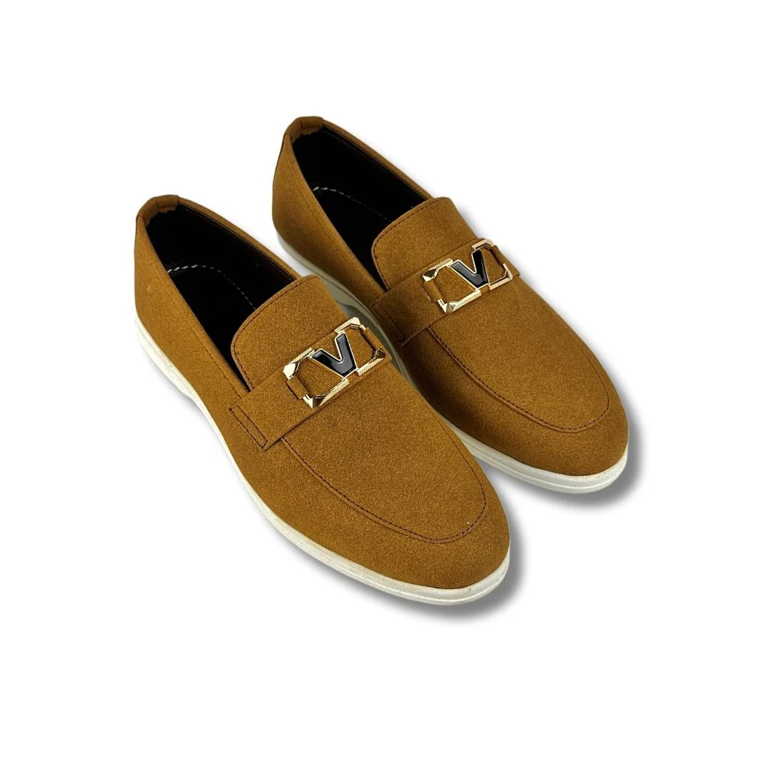CAMAL BROWN SUEDE LOAFER