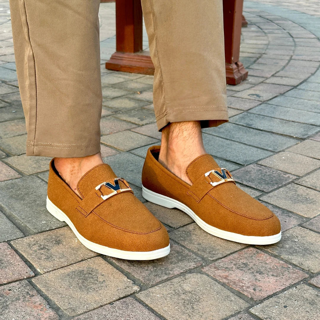 CAMAL BROWN SUEDE LOAFER