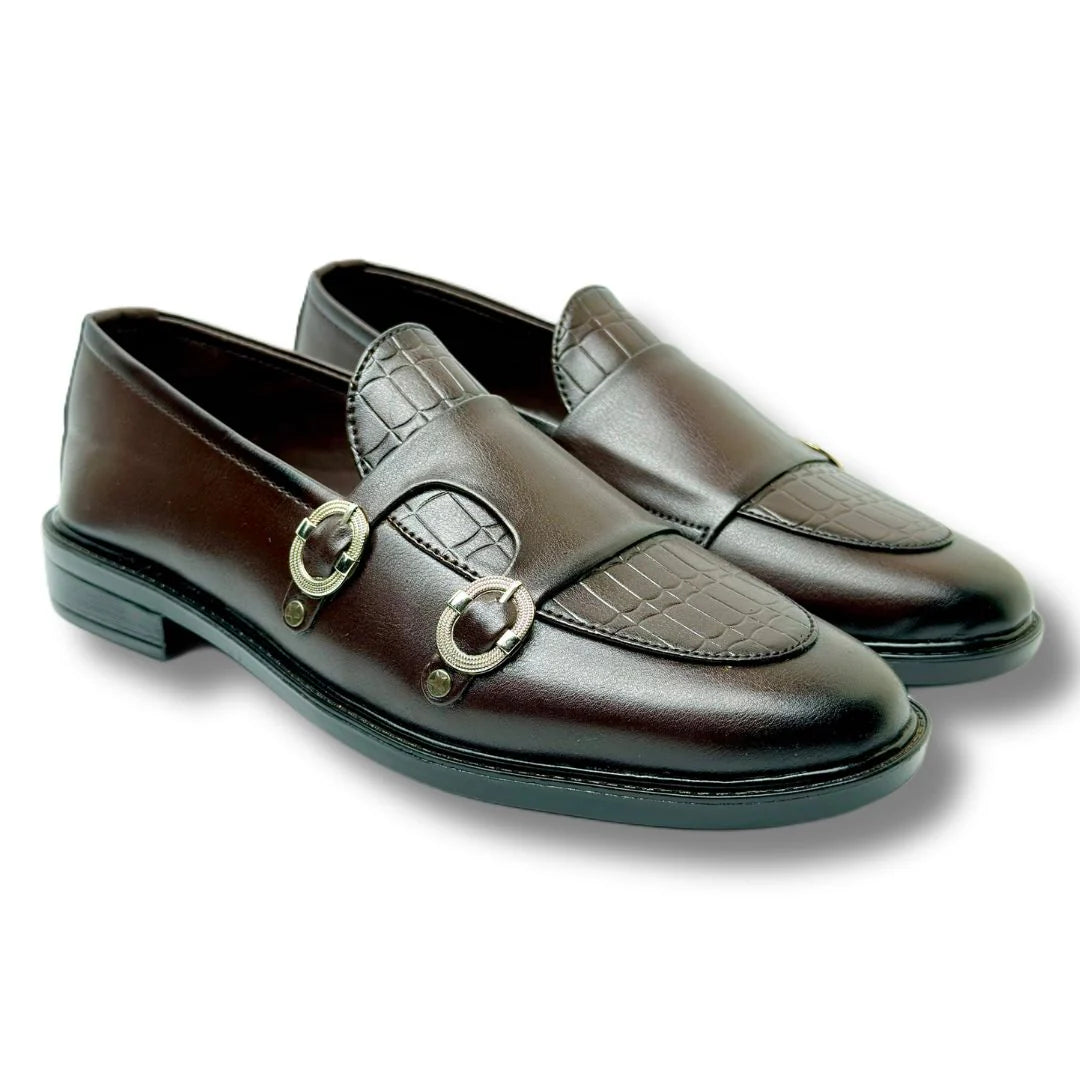 BROWN MONK LOAFER